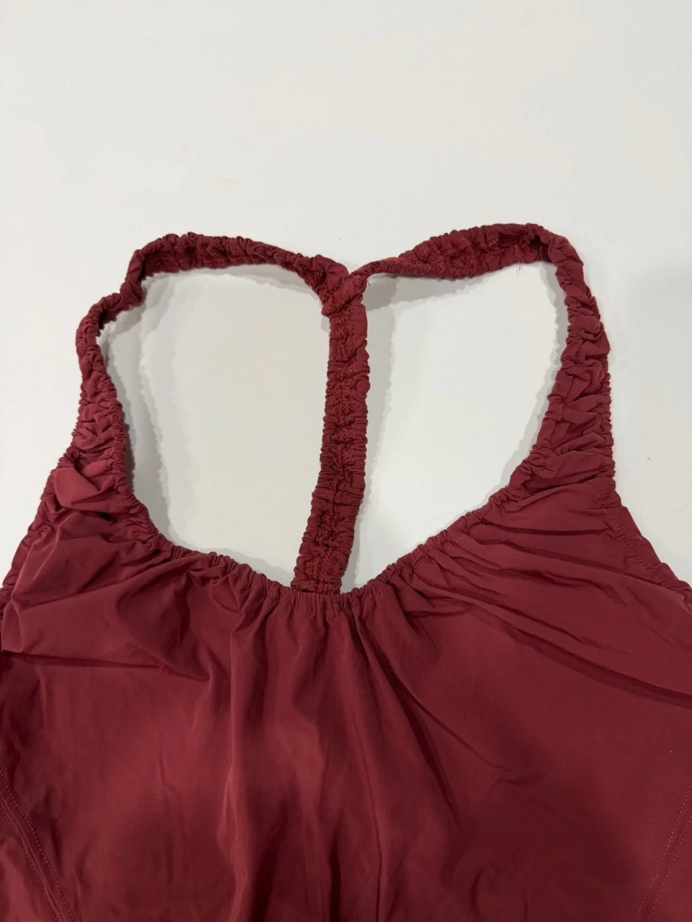 FP Movement by Free People Flowy Back Slit Bra Burgundy Red - Picture 3 of 6